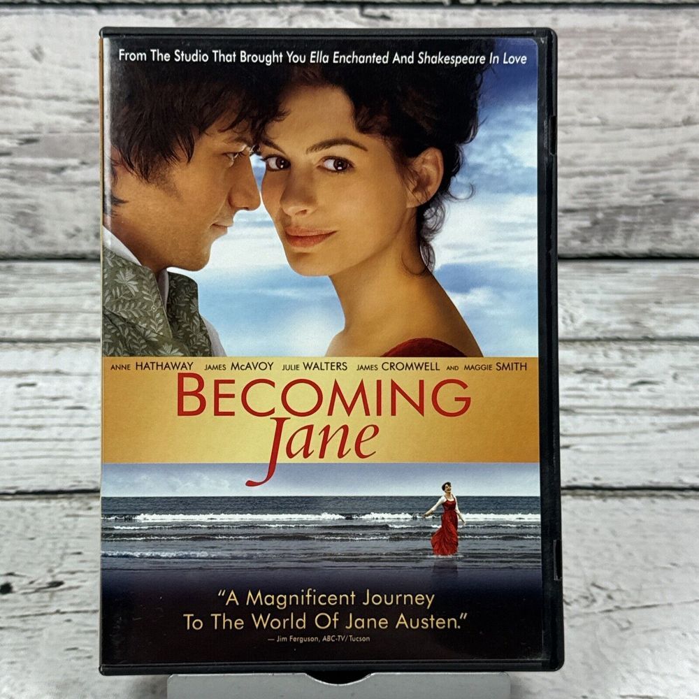 Becoming Jane (DVD, 2008) Anne Hathaway James McAvoy Julie Walters